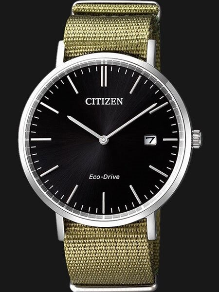 Citizen Eco-Drive Watch with Nylon Strap and 9-Month Power Reserve #AU1080-38E