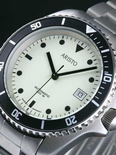 Aristo 3H35 Dakar Swiss Automatic Watch with Matte Case and Luminous Dial
