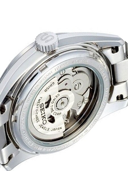 Seiko Black Dial Automatic Dress Watch with 38mm Case, and Sapphire Crystal  #SARB033