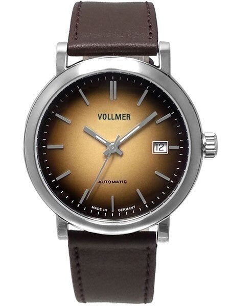Vollmer Brown Focus Swiss ETA Automatic Watch with Ombr??-like Brown Dial #4H172