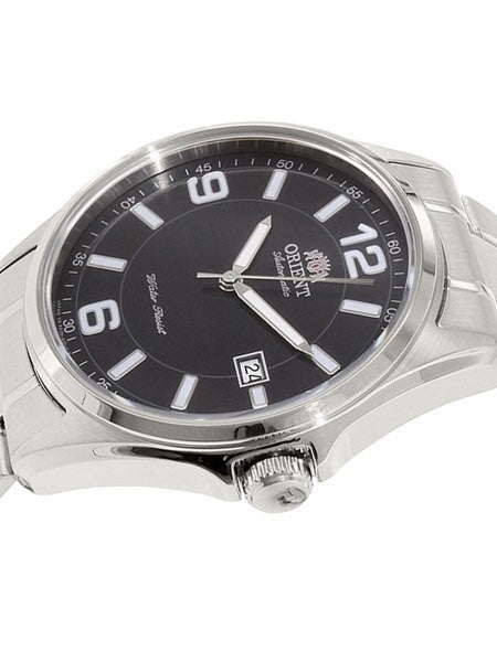 Orient 42mm Sentinel Automatic Watch with Black Dial and Stainless Steel Bracelet #ER2D007B