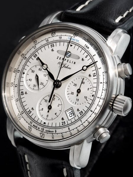 Graf Zeppelin Valjoux 7753 Automatic Chronograph Watch with Domed Sapphire Crystal #7618-1