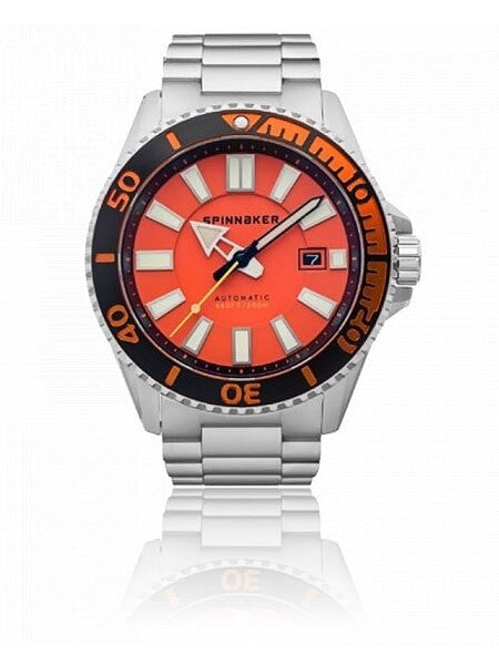 Spinnaker Automatic 200 Meter Dive Watch with Stainless Steel Bracelet #SP-5074-44
