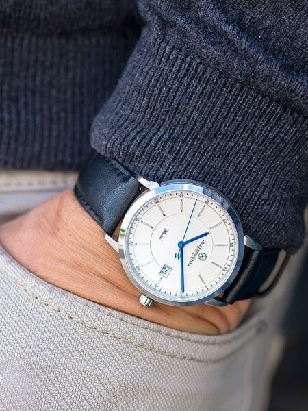 Melbourne Flinders Swiss Automatic Dress Watch with White Dial, Sapphire Crystal #FL.40.A.3HD.05
