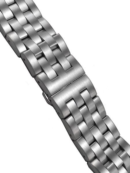 Laco Stainless Steel Bracelet with Push-Button Butterfly Clasp #401881 - 22 mm