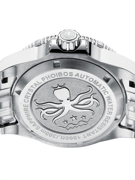 PHOIBOS Brown Voyager 2.0 Automatic Dive Watch with Double Dome AR Sapphire Crystal #PY026D
