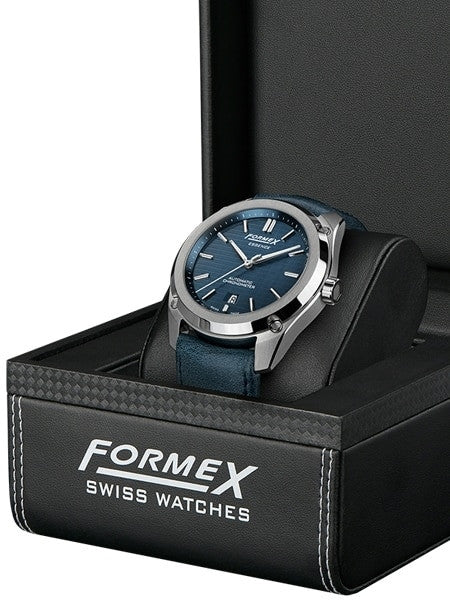 Formex Essence Swiss Automatic Chronometer with Blue Dial #0330.1.6331.744