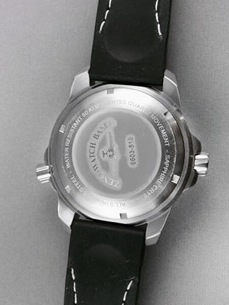 Zeno 500 Meter Pro Dive Watch with Black Dial and Swiss Quartz Movement #6603Q-a1