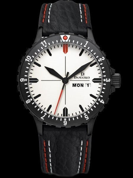 Damasko Swiss ETA Automatic with a Dual-Time 12 Hour Bezel and Fully Luminous Dial #DA45BK