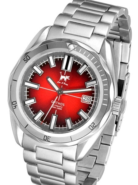 Lew and Huey Orthos Automatic Dive Watch with 42mm SS Case #Orthos-RG