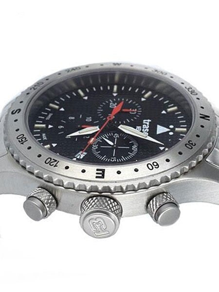 Traser Jungmann Aviator Chronograph Watch with Sapphire Crystal, 12-hour Totalizer #100369