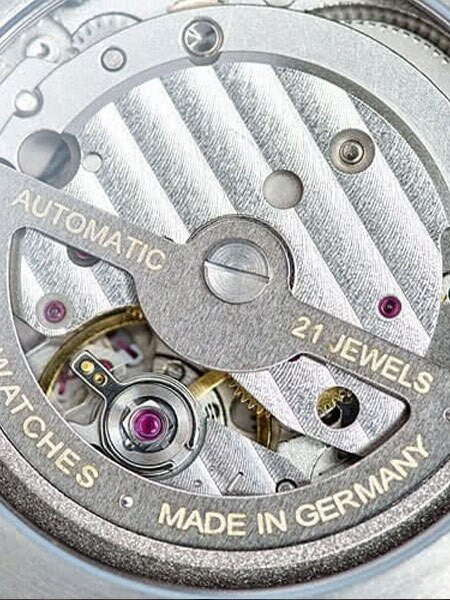 Laco 39mm Aachen Taupe Automatic Pilot Watch with Sapphire Crystal #862126