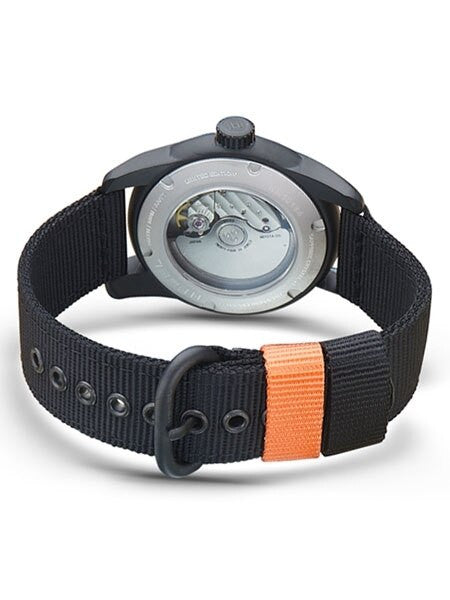HEMEL 24 Automatic Military-Styled Watch Black Ion-Plated Case and Sapphire Crystal #HMNO1