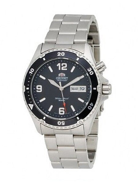 Orient Black Automatic Dive Watch on a Bracelet #CEM65001B