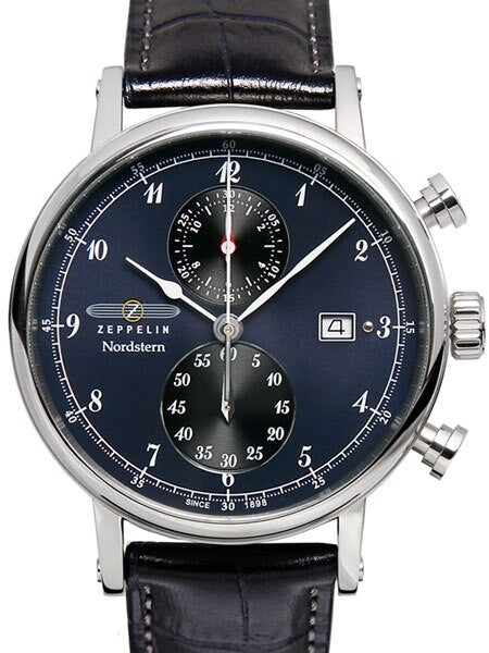 Graf Zeppelin Nordstern Series Two-Eye Swiss Quartz Chronograph #7578-3