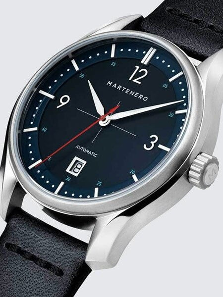 Martenero Kerrison Automatic Watch with Black Dial, Sapphire Crystal #KER004