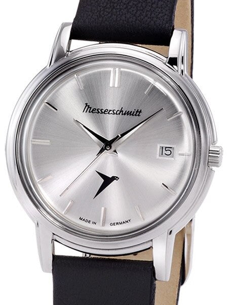 Messerschmitt Radiant Silver Dial Special Edition Quartz Dress Watch #KR200-SS