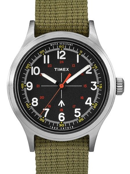 Timex x Todd Snyder Military Inspired 40mm Watch with Fabric Strap #TW4B05800JR