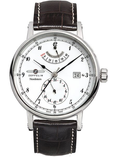 Graf Zeppelin Nordstern Automatic Watch with Power Reserve and Sapphire Crystal #7560-1