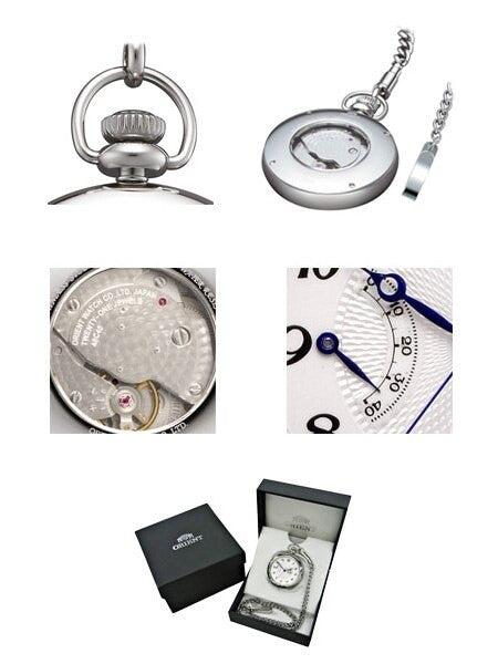 Orient Hand Winding Pocket Watch with Power Reserve Meter #CDD00001W