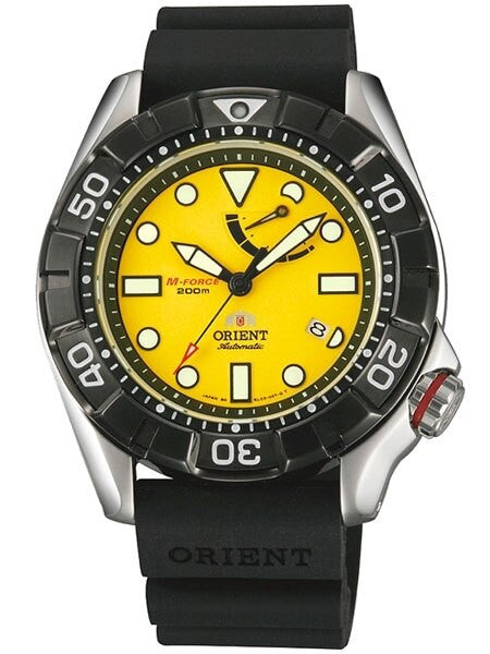 Orient 46mm M-Force Air Diver Automatic with Power Reserve, Sapphire Crystal #EL03005Y