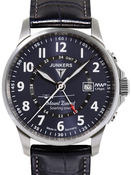 Junkers 150 Mountain Wave Project series 40mm Quartz GMT Watch