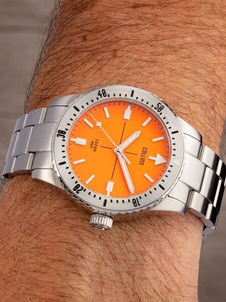 Collins SONAR Swiss Automatic, 300-M Dive Watch with 39.5mm Case and a Sapphire Crystal #CWC04