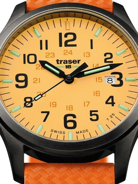 Traser Officer Pro Luminous Dial Watch with an Anti-Reflective Sapphire Crystal #107423