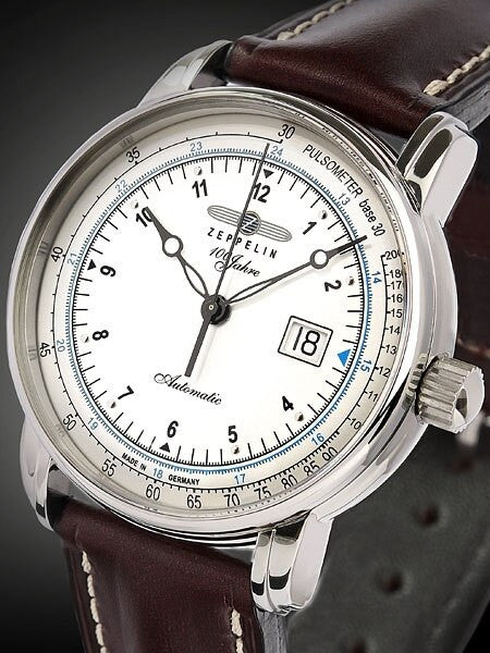 Graf Zeppelin Swiss ETA 2826-2, 25-Jewel Automatic, Big Date Watch #7664-1