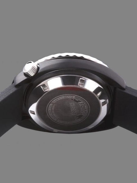 Squale 1000 meter Professional Swiss Automatic Dive watch with Black PVD Case #2002O-PVD-R