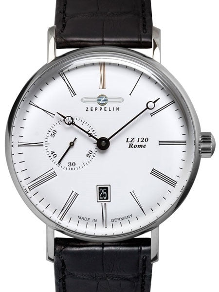 Graf Zeppelin LZ120 Rome Swiss Automatic Watch with Small Seconds and Dome Crystal #7104-1