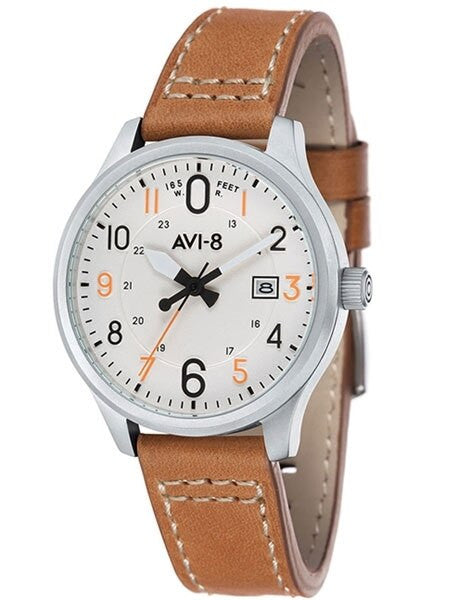 AVI-8 Hawker Hurricane Aviator Watch with Altimeter Style Dial #AV-4053-0A