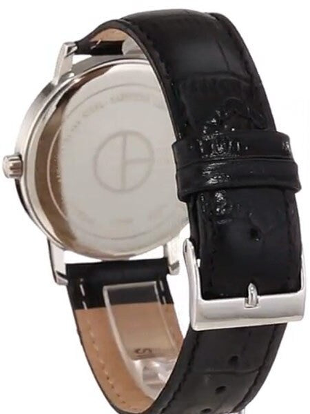 Claude Bernard Elegant and Thin Big Date Quartz Dress Watch #64010-3-NIN