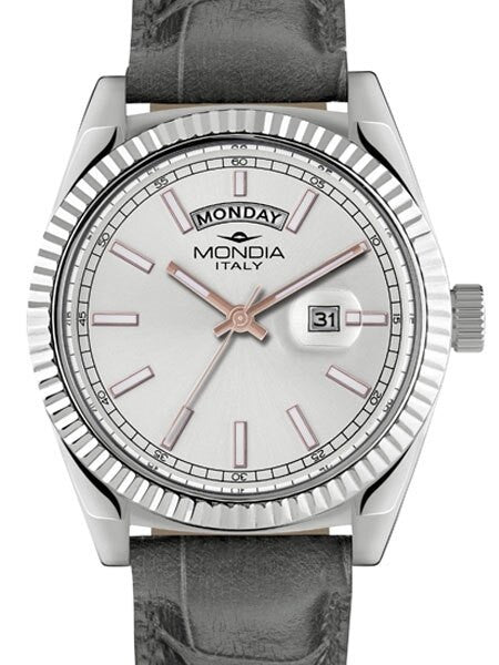 Mondia Madison Quartz Dress Watch with Silver Dial #MI756SS-07SL-CP