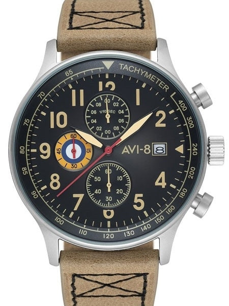 AVI-8 Hawker Hurricane Aviator Chronograph Watch #AV-4011-0J