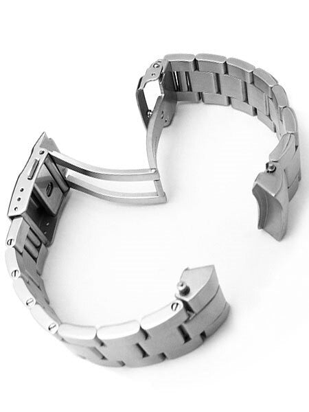 Strapcode 20mm Super-O "Boyer" watch band for SEIKO Sumo Curved End #SS201803B032