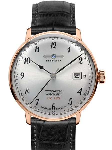 Graf Zeppelin LZ129 Hindenburg Series II Automatic Dress Watch with Rose Goldtone Case #7068-1