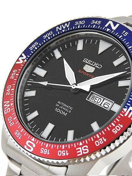 Seiko 5 Sports 24-Jewel, Automatic with Rotating Compass Bezel #SRP661J1