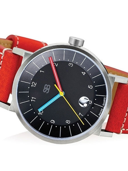 SB Swiss Quartz Watch with a 42mm SS Case and a Sapphire Crystal #SB15.1_S_Flame