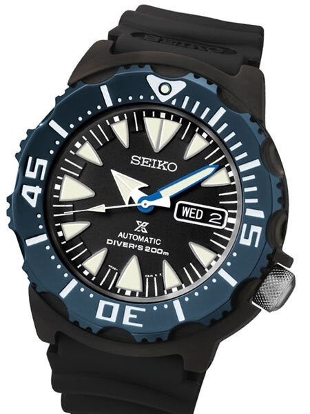 Seiko Prospex Blue Bezel Monster with Seiko 4R36, 24-Jewel Automatic Movement #SRP581