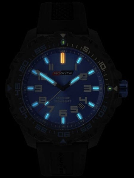 Armourlite Isobrite Blue Dial Watch with T-100 Tritium Illumination and Sapphire Crystal #ISO301