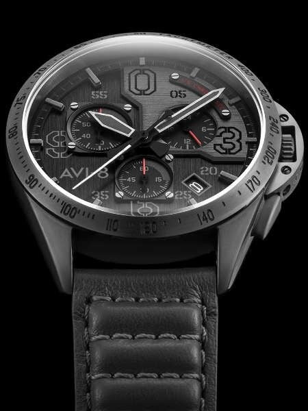 AVI-8 Brevet Blakeslee Pilot Chronograph Watch #AV-4077-03