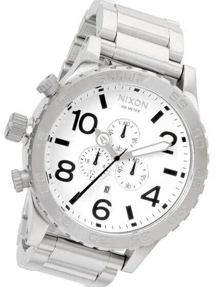 Nixon 51-30 Chrono Watch with Timer Functions and Left Side Pushers and Crown #A083-100