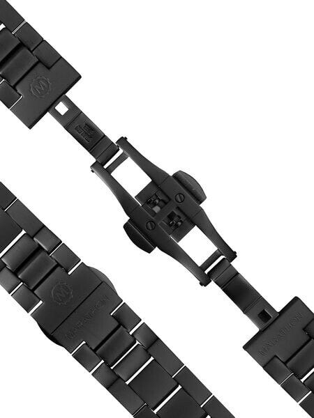 Marathon Black PVD Solid Link Watch Bracelet #WW005005BK-MA (20mm)