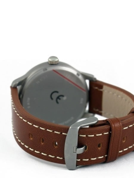 Aristo 3H84 Quartz Aviator Style Watch with Sandblasted Case