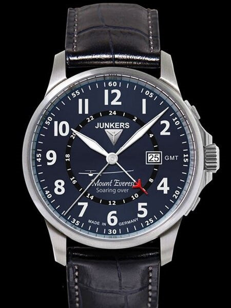 Junkers 150 Mountain Wave Project series 40mm Quartz GMT Watch