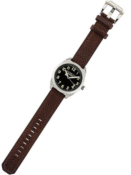 BENRUS 41mm Stainless Steel, Military-Inspired Quartz Infantry Watch #BR024A