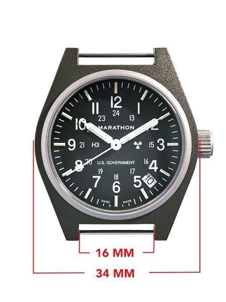Marathon Swiss Made Quartz Military General Purpose Watch with Tritium Illumination #WW194015SG