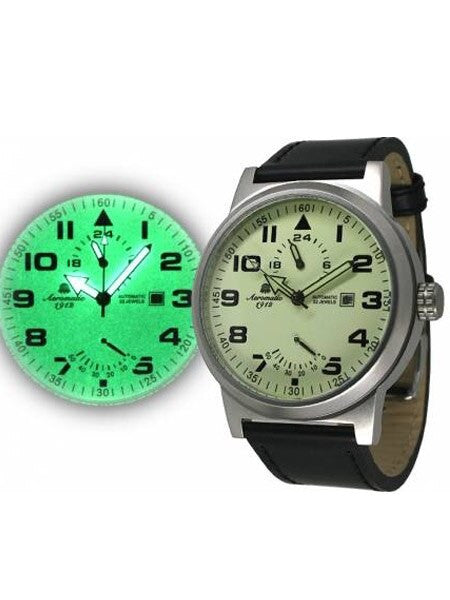 Aeromatic 1912 Automatic Watch with 24-hr Sub-Dial and Power Reserve #A1350