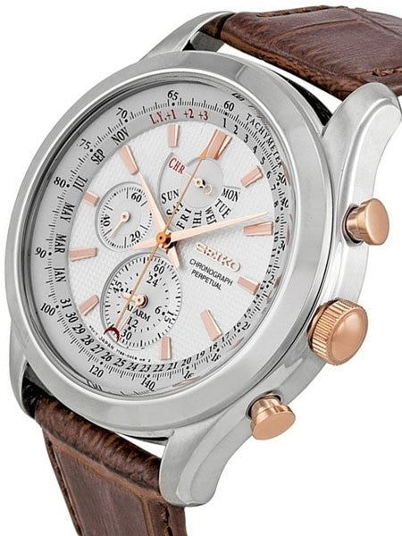 Seiko Neo Classic Chronograph with Perpetual Calendar, Alarm #SPC129P1